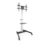 SOPORTE SUELO TOOQ RUEDAS TV HORIZ-VERT "HERA" 37-86" SOPORTE SUELO TOOQ RUEDAS TV HORIZ-VERT "HERA" 37-86"