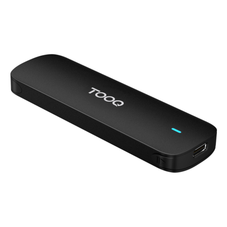 CAJA EXTERNA TOOQ M-2 NVMe USB3-1 GEN2 ALUMINIO NEGRA