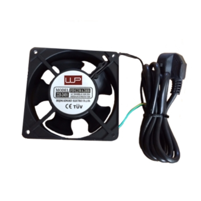 VENTILADOR WP 120X120X38 220V PARA RACK, ENCHUFE SCHUKO, CABLE 2MT VENTILADOR WP 120X120X38 220V PARA RACK, ENCHUFE SCHUKO, CABLE 2MT