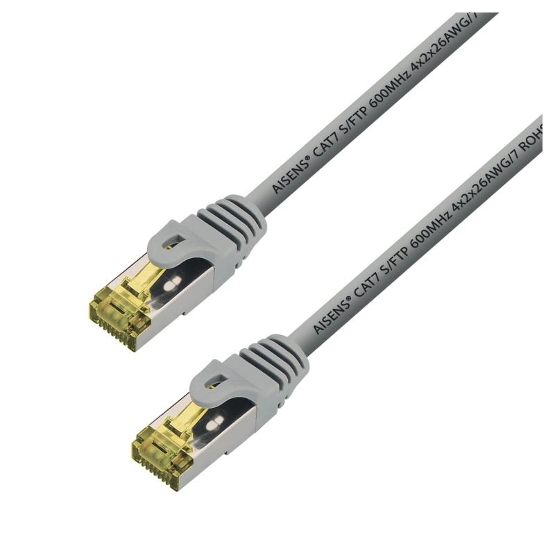 CABLE RED AISENS LATIGUILLO RJ45 LSZH CAT-7 SFTP PIMF 25CM GRIS CABLE RED AISENS LATIGUILLO RJ45 LSZH CAT-7 SFTP PIMF 25CM GRIS