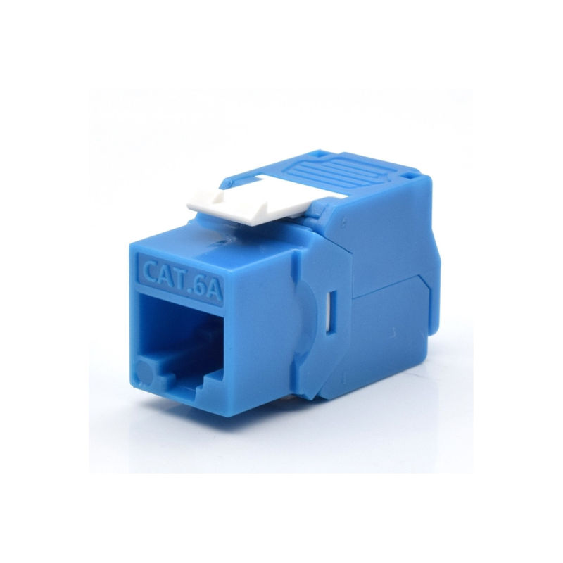 PRESA KEYSTONE WP CAT-6A UTP, TOOLLESS, COLOR AZUL PRESA KEYSTONE WP CAT-6A UTP, TOOLLESS, COLOR AZUL