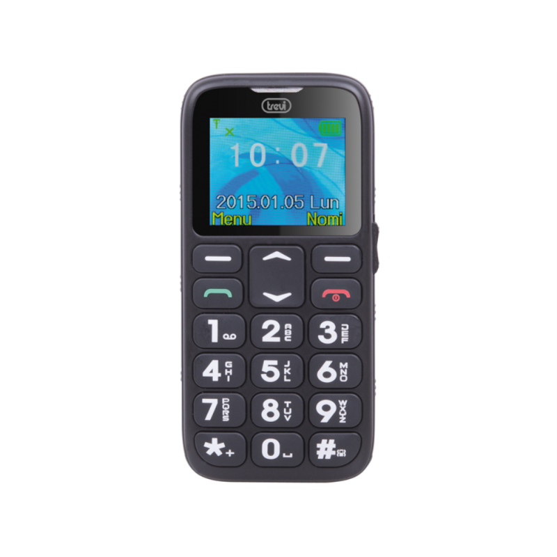 TELEFONO TREVI SICURO 10 SENIOR PHONE BIG BUTTONS FUNCION S-O-S- BLACK TELEFONO TREVI SICURO 10 SENIOR PHONE BIG BUTTONS FUNCION S-O-S- BLACK