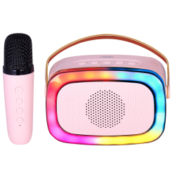 ALTAVOZ KARAOKE TREVI XR 8A01 MINIPARTY SPKR+AW PINK