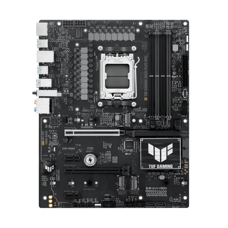 PLACA BASE ASUS TUF GAMING B850-PLUS WIFI PCI-E x16 Gen5, M-2 Gen5 PLACA BASE ASUS TUF GAMING B850-PLUS WIFI PCI-E x16 Gen5, M-2 Gen5