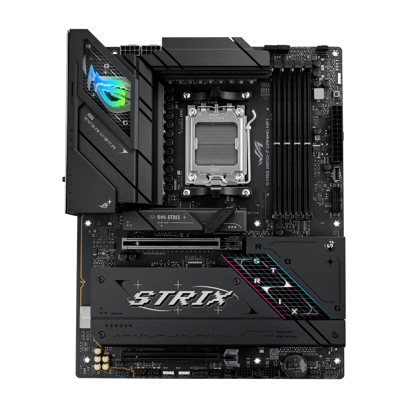 PLACA BASE ASUS ROG STRIX B850-F GAMING WIFI PCI-E x16 Gen5, M-2 Gen5 PLACA BASE ASUS ROG STRIX B850-F GAMING WIFI PCI-E x16 Gen5, M-2 Gen5