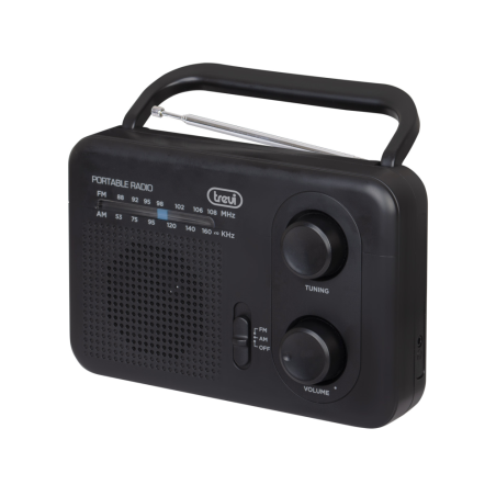 RADIO TREVI RA 7F64 PORTABLE AM-FM RADIO BLACK