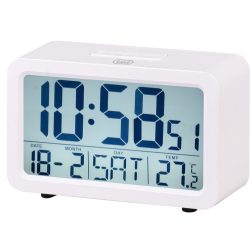 RELOJ DESPERTADOR TREVI SLD 3P60 DIGITAL ALARM CLOCK WHITE