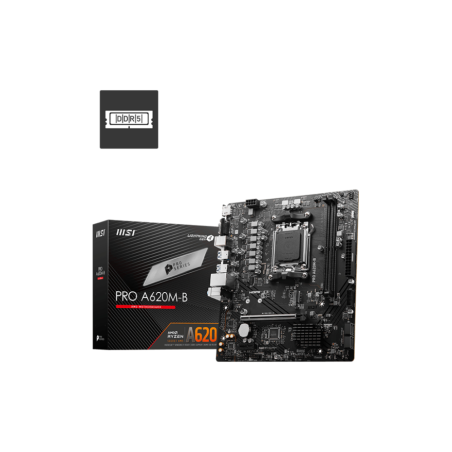 PLACA BASE MSI PRO A620M-B AM5 MATX 2XDDR5