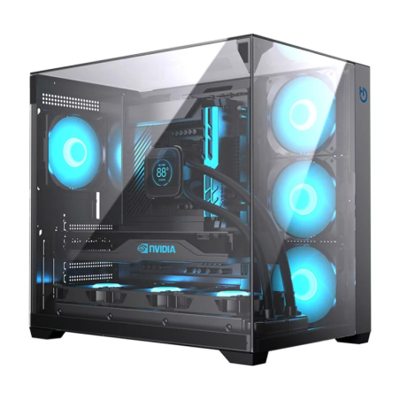 CAJA ATX HIDITEC GAMING SKY BLACK USB 3-1 TYPE-C