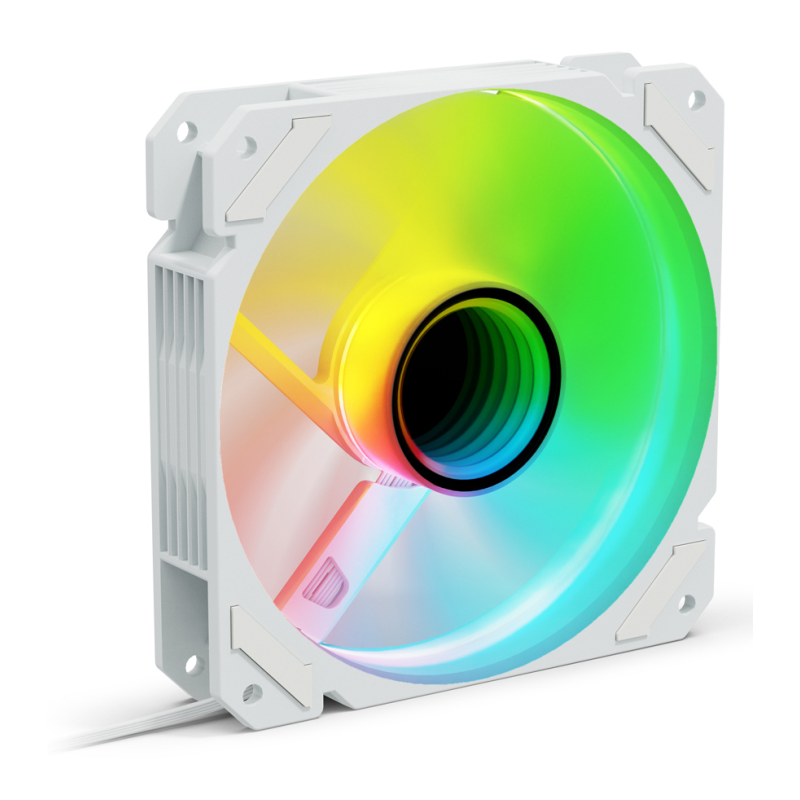 VENTILADOR CAJA SHARKOON MIRROR PWM RGB REVERSE BLANCO VENTILADOR CAJA SHARKOON MIRROR PWM RGB REVERSE BLANCO