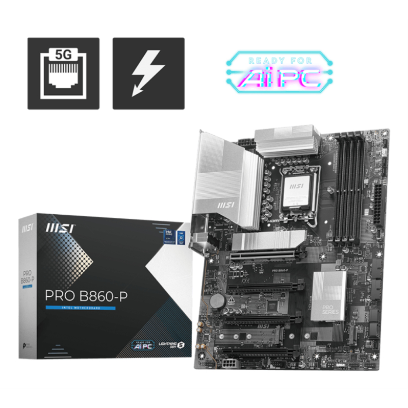 PLACA BASE MSI PRO B860-P WIFI PLACA BASE MSI PRO B860-P WIFI