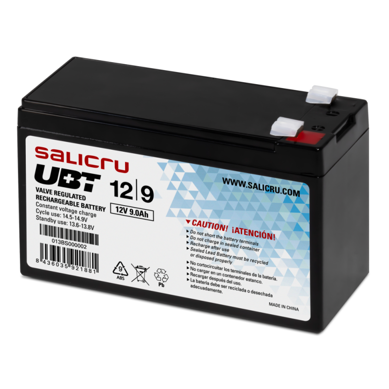 BATERIA SAI SALICRU UBT 12-9 BATERIA SAI SALICRU UBT 12-9