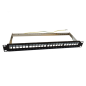PANEL MODULAR WP 24 PUERTOS STP CAT5E-6 CON GESTOR DE CABLES PANEL MODULAR WP 24 PUERTOS STP CAT5E-6 CON GESTOR DE CABLES