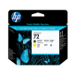 CABEZAL HP 72 NEGRO MATE Y AMARILLO CABEZAL HP 72 NEGRO MATE Y AMARILLO