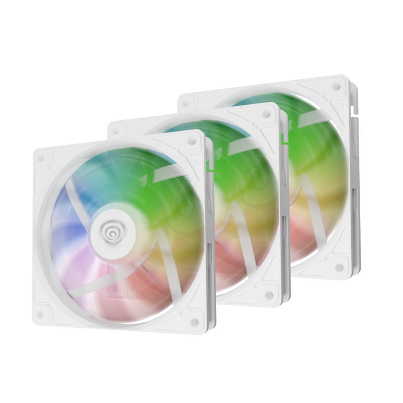 VENTILADOR GENESIS OXAL 120 ARGB BLANCO PACK 3 UDS VENTILADOR GENESIS OXAL 120 ARGB BLANCO PACK 3 UDS