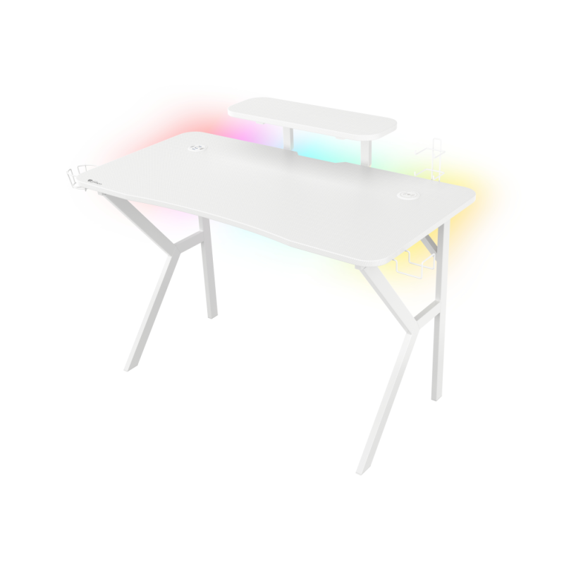 MESA GAMING GENESIS HOLM 320 RGB BLANCA CARBONO MESA GAMING GENESIS HOLM 320 RGB BLANCA CARBONO