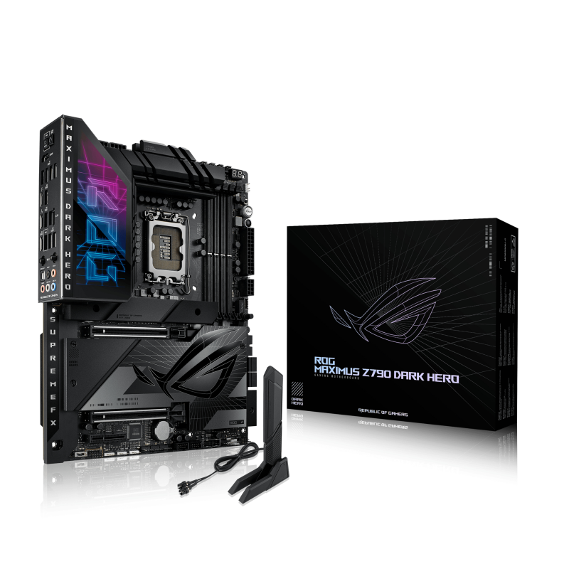 PLACA BASE ASUS ROG MAXIMUS Z790 DARK HERO 1700 ATX 4XDDR5 PLACA BASE ASUS ROG MAXIMUS Z790 DARK HERO 1700 ATX 4XDDR5