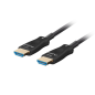 CABLE HDMI AOC LANBERG V2-1 M-M OPTICO ACTIVO 8K60HZ 40M NEGRO CABLE HDMI AOC LANBERG V2-1 M-M OPTICO ACTIVO 8K60HZ 40M NEGRO