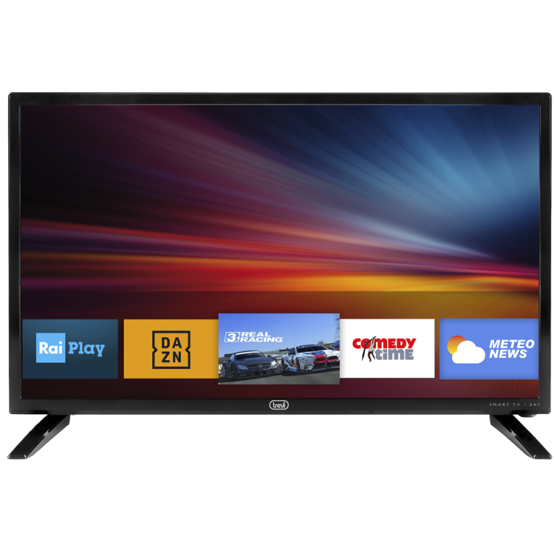 TV TREVI 24" LTV 2409 SMART HEVC LED BLACK 110-240V & ADAPT COCHE 12V TV TREVI 24" LTV 2409 SMART HEVC LED BLACK 110-240V & ADAPT COCHE 12V