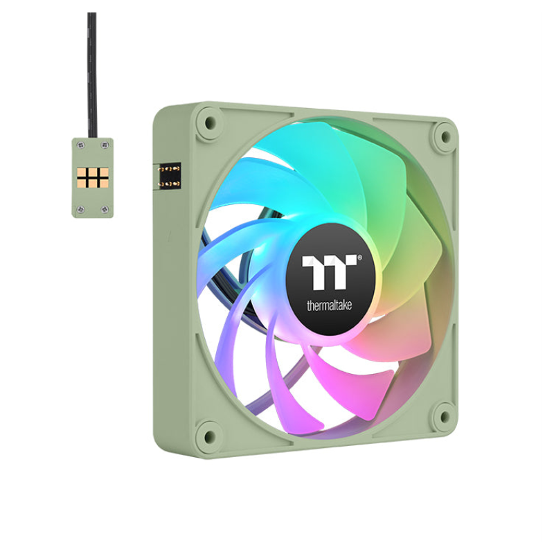 VENTILADOR INV MAGNETICO CAJA THERMALTAKE CT120 EX ARGB 3XVENT VERDE MATCHA VENTILADOR INV MAGNETICO CAJA THERMALTAKE CT120 EX ARGB 3XVENT VERDE MATCHA