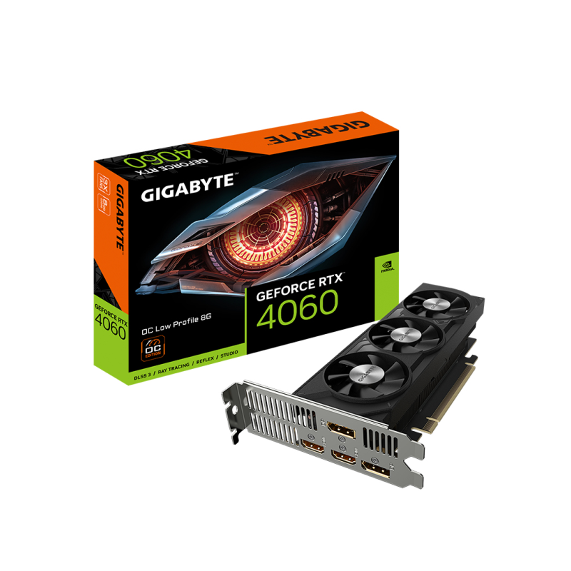 TARJETA GRAFICA GIGABYTE RTX 4060 OC LP 8GB GDDR6 TARJETA GRAFICA GIGABYTE RTX 4060 OC LP 8GB GDDR6
