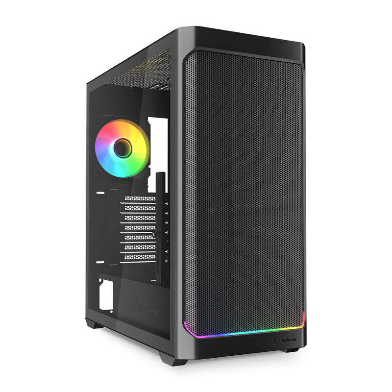 CAJA GAMING SHARKOON AK4W RGB Strip NEGRO 4XVENT 120MM 3XUSB SN FUENTE CAJA GAMING SHARKOON AK4W RGB Strip NEGRO 4XVENT 120MM 3XUSB SN FUENTE