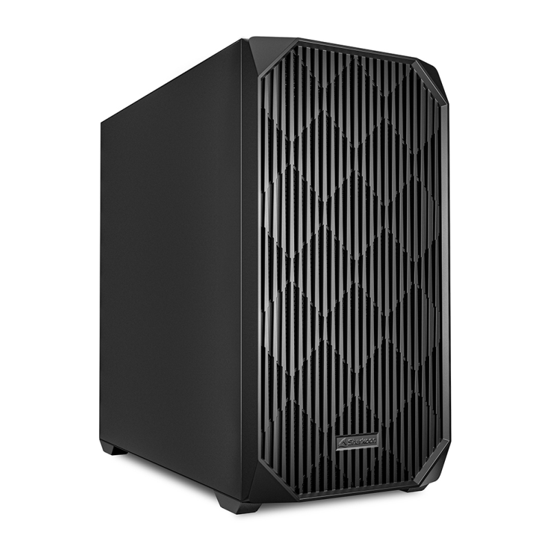 CAJA GAMING SHARKOOM MK3 mATX NEGRO 3XVENT 120MM 3XUSB SN FUENTE