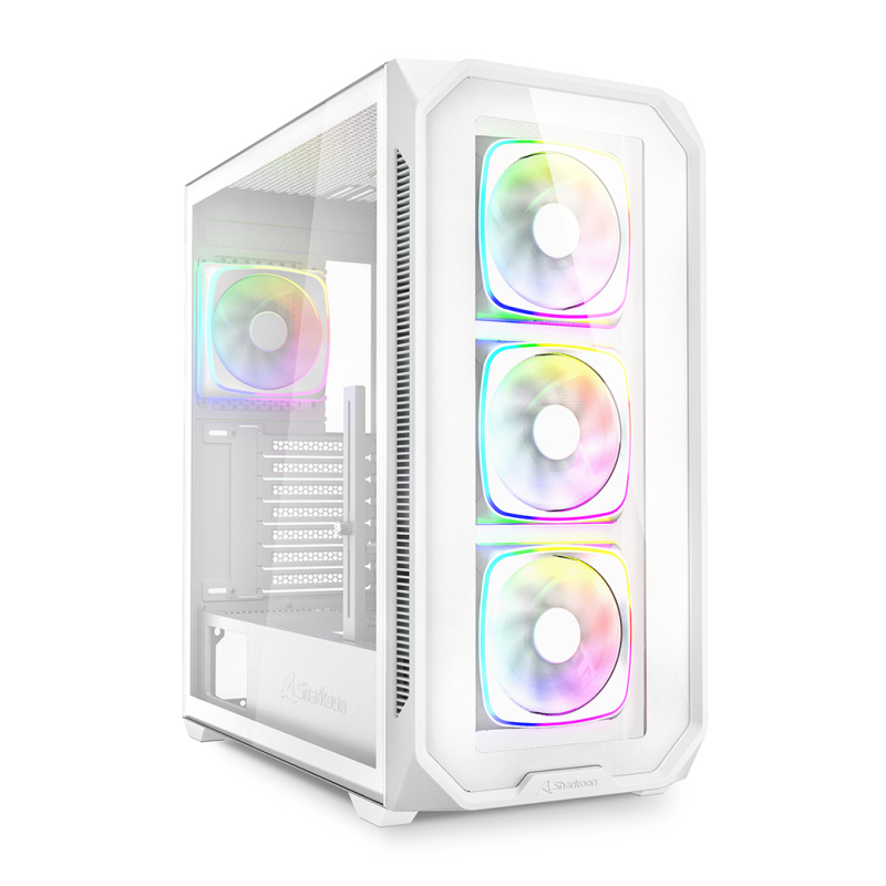 CAJA GAMING SHARKOON AK5G RGB ATX BLANCO 4XVENT 120MM 3XUSB SN FUENTE CAJA GAMING SHARKOON AK5G RGB ATX BLANCO 4XVENT 120MM 3XUSB SN FUENTE