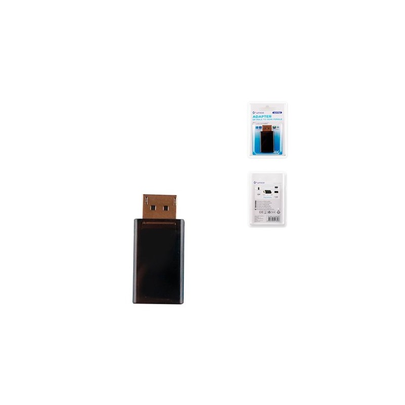 ADAPTADOR UNICO DP MACHO A HDMI HEMBRA- NEGRO CE ADAPTADOR UNICO DP MACHO A HDMI HEMBRA- NEGRO CE