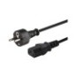 CABLE ALIMENTACIÓN 1-2M SCHUKO-IEC C13 SAVIO CL-89