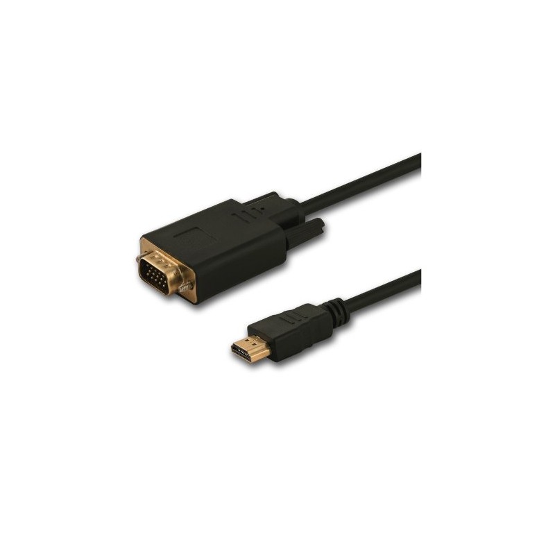 CABLE HDMI A VGA 1-8M SAVIO CL-103 M-M