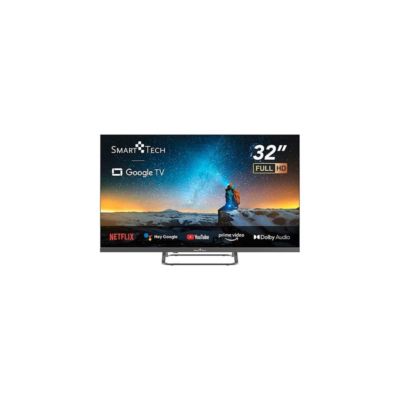 TELEVISIÓN LED SMART TECH FHD 32 32FG01V GOOGLE TV