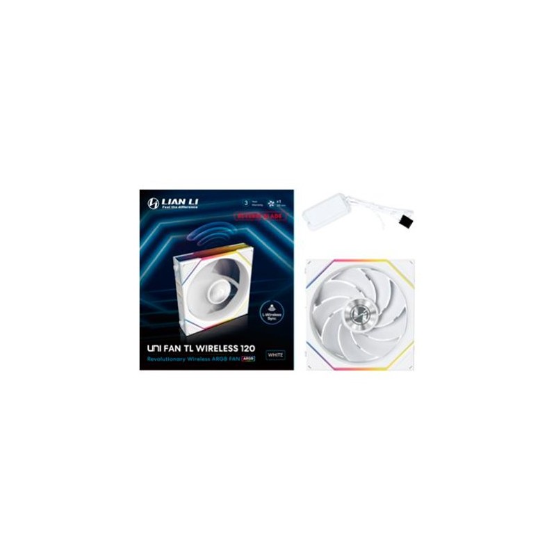 VENTILADOR 120X120 LIAN LI UNIFAN TL120 WIRELESS WHITE R VENTILADOR 120X120 LIAN LI UNIFAN TL120 WIRELESS WHITE R