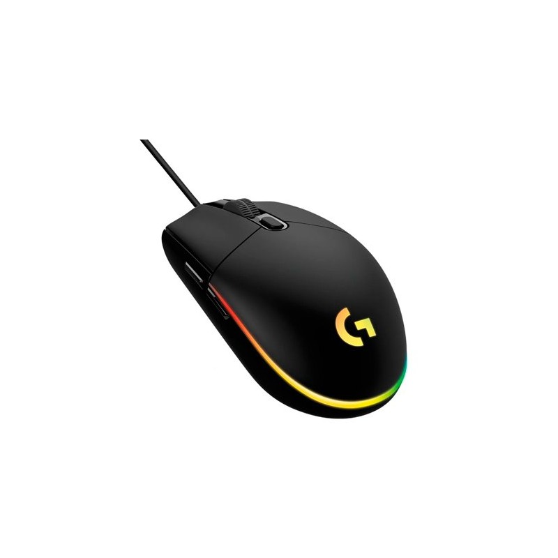 Ratón Gaming Logitech G102 Lightsync- Hasta 8000 DPI- Negro