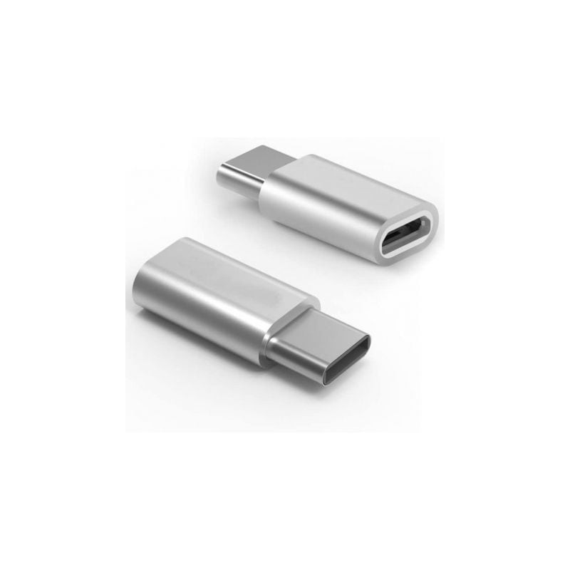 Adaptador Micro USB 3GO A201 Micro USB Hembra - USB Tipo-C Macho Adaptador Micro USB 3GO A201 Micro USB Hembra - USB Tipo-C Macho