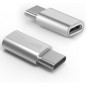 Adaptador Micro USB 3GO A201 Micro USB Hembra - USB Tipo-C Macho Adaptador Micro USB 3GO A201 Micro USB Hembra - USB Tipo-C Macho