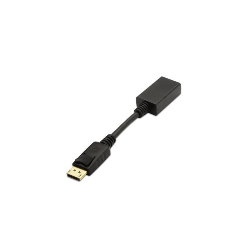 Conversor Aisens A125-0134- DisplayPort Macho - HDMI Hembra- 15cm- Negro Conversor Aisens A125-0134- DisplayPort Macho - HDMI Hembra- 15cm- Negro