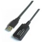 Cable Alargador USB 2-0 Aisens A101-0018- USB Macho - USB Hembra- Hasta 2-5W- 60Mbps- 5m- Negro Cable Alargador USB 2-0 Aisens A101-0018- USB Macho - USB Hembra- Hasta 2-5W- 60Mbps- 5m- Negro