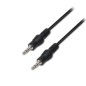 Cable Estéreo Aisens A128-0143- Jack 3-5 Macho - Jack 3-5 Macho- Hasta 0-1W- 3m- Negro Cable Estéreo Aisens A128-0143- Jack 3-5 Macho - Jack 3-5 Macho- Hasta 0-1W- 3m- Negro
