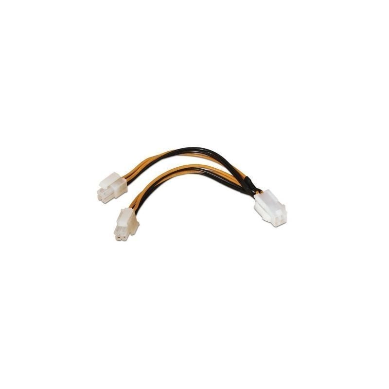Cable Alimentación para Microprocesador Aisens A131-0166- Molex 4+4 PIN Macho - Molex 4 PIN Hembra- Hasta 54W- 15cm Cable Alimentación para Microprocesador Aisens A131-0166- Molex 4+4 PIN Macho - Molex 4 PIN Hembra- Hasta 54W- 15cm