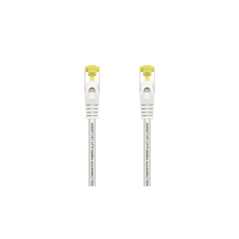 Cable de Red RJ45 SFTP Aisens A146-0490 Cat-7- 1m- Blanco Cable de Red RJ45 SFTP Aisens A146-0490 Cat-7- 1m- Blanco