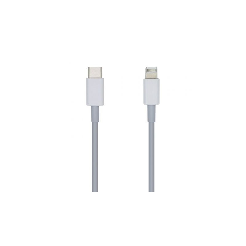 CableUSB Tipo-C 2-0 Lightning Aisens A102-0443- Lightning Macho - USB Tipo-C Macho- 2m- Blanco CableUSB Tipo-C 2-0 Lightning Aisens A102-0443- Lightning Macho - USB Tipo-C Macho- 2m- Blanco