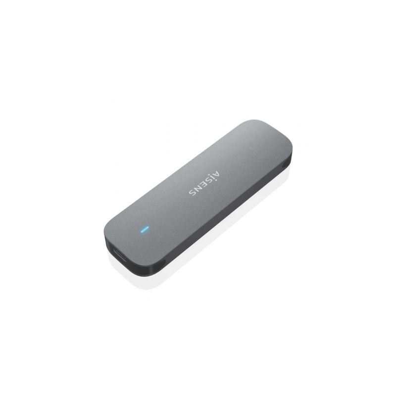 Caja Externa para Disco SSD M-2 SATA Aisens ASM2-006GRY- USB 3-1- Sin tornillos Caja Externa para Disco SSD M-2 SATA Aisens ASM2-006GRY- USB 3-1- Sin tornillos