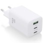 Cargador de Pared GaN Aisens ASCH-65W3P041-W- 2xUSB Tipo-C- 1xUSB- 65W Cargador de Pared GaN Aisens ASCH-65W3P041-W- 2xUSB Tipo-C- 1xUSB- 65W