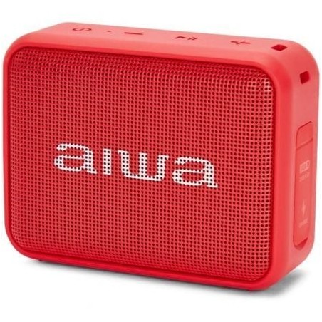 Altavoz con Bluetooth Aiwa BS-200RD- 6W- 1-0- Rojo