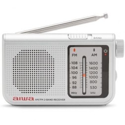 Radio Portátil Aiwa RS-55SL- Plateada
