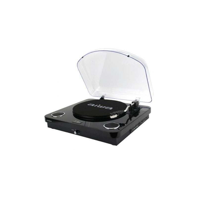 Tocadiscos Aiwa GBTUR-120BKMKII- Bluetooth- Radio FM- Conversor a MP3 Tocadiscos Aiwa GBTUR-120BKMKII- Bluetooth- Radio FM- Conversor a MP3