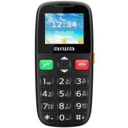 Teléfono Móvil Aiwa FPH-S100-2G para Personas Mayores- Negro