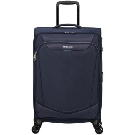 Maleta Mediana American Tourister SummerRide Spinner 69cm- 69x43x29cm- 4 Ruedas- Azul Marino