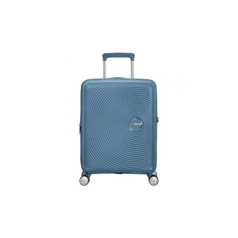 Maleta de Cabina American Tourister SoundBox Spinner 55cm- 55x40x20cm- 4 Ruedas- Azul Piedra Maleta de Cabina American Tourister SoundBox Spinner 55cm- 55x40x20cm- 4 Ruedas- Azul Piedra
